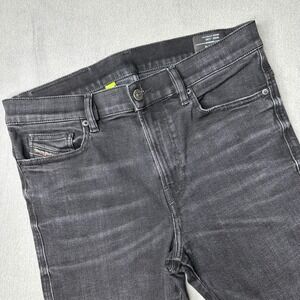 Diesel D-Amny Jeans Men 33x30 Dark Gray Skinny Stretch 09A31 Denim